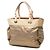 Saco Tote Chanel Paris Biarritz Large em lona revestida acolchoada Gold - vista 2
