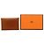 Hermès Brown Evercolor Calvi Duo Compact Card Holder - vista 7