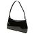 Borsa a tracolla Burberry in vernice nera - vista 2