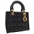 Dior Black Medium Patent Cannage Lady Dior - vista 11