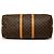 Louis Vuitton Brown Monogram Keepall Bandouliere 55 - vista 3