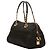 Borsa Bauletto Prada in Tessuto Nero con Catena - vista 2