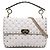 Borsa Satchel Valentino Rockstud Spike Medium in Nappa Bianco