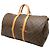 Louis Vuitton Brown Monogram Keepall Bandouliere 55 - vista 2