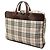 Borsa business Burberry Beige House Check Canvas - vista 2