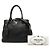 Borsa Tote Convertibile Aperta Prada in Vitello Daino Nero - vista 7