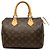 Louis Vuitton Brown Monogram Speedy 25