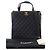 Borsa Shopping Chanel Black CC Quilted Calfskin - vista 6