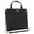 Borsa Shopping Chanel Black CC Quilted Calfskin - vista 9