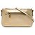 Prada Gold Saffiano Lux Borsa a Tracolla con Tasca Anteriore