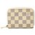 Monedero Zippy Louis Vuitton Damier Azur Blanco