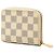 Monedero Zippy Louis Vuitton Damier Azur Blanco - vista 2
