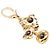 Louis Vuitton Gold Gold Plated Bijoux Sac Tresor Bag Charm and Key Chain