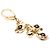 Louis Vuitton Gold Gold Plated Bijoux Sac Tresor Bag Charm and Key Chain - vista 2