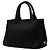 Prada Tote Small Canvas Canapa Logo Preta - vista 2