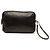 Pochette da Polso Prada in Pelle di Vitello Soft Nera con Logo