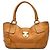 Prada Vitello Daino Tote in Braun mit Push-Lock-Verschluss