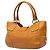 Prada Vitello Daino Tote in Braun mit Push-Lock-Verschluss - Ansicht 2