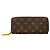 Cartera larga Louis Vuitton Brown Monogram Clemence