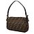 Fendi Baguette Tasche aus braunem Zucca Canvas - Ansicht 2