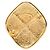 Spilla Chanel Gold placcata in oro trapuntata rhombus - vista 2