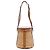Borsa Picnic Hermès in Vimini Beige e Pelle Barenia