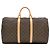Louis Vuitton Brown Monogram Keepall Bandouliere 50