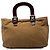 Borsa a mano Fendi in velluto a coste marrone