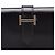 Béarn Cartera Hermès Bearn de piel Box Calf negra - vista 6