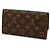 Louis Vuitton Brown Monogram Sarah Long Wallet - view 2