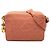 Borsa Camera Chanel in lino matelassé rosa CC con doppia zip