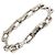 Bracciale a catena Monogram Louis Vuitton in acciaio inossidabile argento L - vista 4