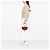 Borsa Nile Mini Chloé in pelle di vitello rossa - vista 6