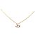 Collana Dior Gold con pendente logo CD placcato in oro