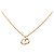 Collana Dior Gold con pendente logo CD placcato in oro - vista 2