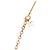 Collana Dior Gold con pendente logo CD placcato in oro - vista 4