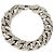 Bracciale a catena Monogram in ottone argentato Louis Vuitton