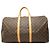 Louis Vuitton Brown Monogram Keepall 55