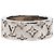 Anello Louis Vuitton Silver Brass LV Mosaic Ring M - vista 2