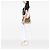 Borsa Gucci Diana in tela GG beige con manico in bambù - vista 6
