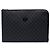 Gucci Clutch Black GG Supreme Interlocking G