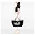 Autre Marque Borsa shopper Rive Gauche Saint Laurent in PVC nero maxi - vista 6
