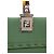 Fendi Borsa Shopper Sunshine Media in Pelle Verde - vista 5