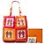 Borsa Hermès Orange Brides de Gala Silky Pop Tote - vista 6