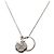 Louis Vuitton Silver Brass Monogram Charms Halskette - Ansicht 2