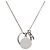 Louis Vuitton Silver Brass Monogram Charms Halskette - Ansicht 3