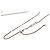 Louis Vuitton Silver Brass Monogram Charms Halskette - Ansicht 6
