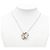 Louis Vuitton Silver Brass Monogram Charms Halskette - Ansicht 7