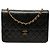 Chanel Black Medium CC Quilted Lambskin Single Flap