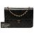Chanel Black Medium CC Quilted Lambskin Single Flap - vista 7